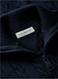 Blue Cable Knit Zip-Thru Jumper  Boys