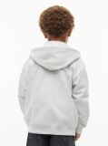 Grey Varsity Logo Appliqué Zip-Thru Hoody  Boys