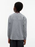 Γκρι Μακρυμάνικο T-Shirt Με Λογότυπο  Αγόρια