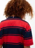 Red Stripe Jersey Crew Neck T-Shirt  Boys