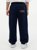 Blue Logo Wide Leg Cuffed Joggers  Boys