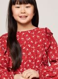 Multi Mountain Floral Print Fit And Flare Dress  Girls