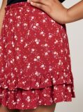 Red Mountain Floral Print Flared Mini Skirt  Girls