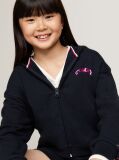 Blue Varsity Back Logo Hoody  Girls
