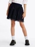 Blue Metallic Star Tulle Skirt  Girls