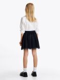 Blue Metallic Star Tulle Skirt  Girls