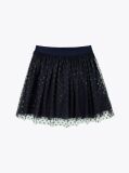 Blue Metallic Star Tulle Skirt  Girls