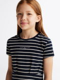 Multi Mini Stripe Dress  Girls