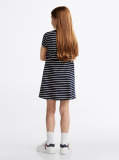 Multi Mini Stripe Dress  Girls