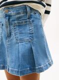 Μπλε Πλισέ Denim Μίνι Φούστα  Κορίτσια
