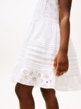 White Broderie Anglaise Fit And Flare Dress  Girls
