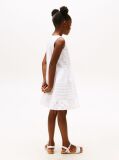 White Broderie Anglaise Fit And Flare Dress  Girls