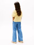 Yellow Varsity Logo Mélange T-Shirt  Girls