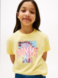 Yellow Heart Graphic Relaxed T-Shirt  Girls
