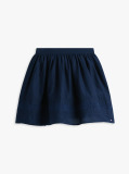 Blue Broderie Anglaise Tape Skirt  Girls