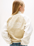 Multi Back Logo Relaxed Bomber Jacket  Girls
