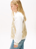 Multi Back Logo Relaxed Bomber Jacket  Girls