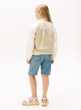 Multi Back Logo Relaxed Bomber Jacket  Girls