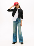 Μαύρο Ζακέτα Σε Slim Γραμμή Με Ριμπ-Πλέξη  Κορίτσια