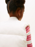 Beige Relaxed Down Puffer Gilet  Girls