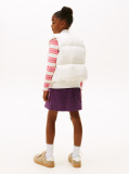 Beige Relaxed Down Puffer Gilet  Girls