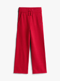 Red Sequin Wide Leg Drawstring Trousers  Girls