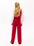 Red Sequin Wide Leg Drawstring Trousers  Girls
