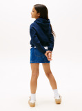 Μπλε Άνετο Fleece Hoody Με Σημαία  Κορίτσια