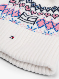 Beige Fairisle Beanie  Girls