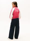 Multi Colour-Blocked Back Logo Bomber Jacket  Girls