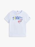 Μπλε T-Shirt Από Βαμβακερό Jersey Με Λογότυπο  Κορίτσια