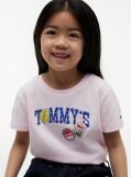 Pink Fruit Logo Jersey T-Shirt  Girls