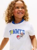 White Fruit Logo Jersey T-Shirt  Girls