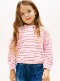 Multi Smiley Heart Flag Relaxed Sweatshirt  Girls