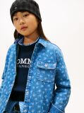 Multi Άνετο Denim Overshirt Με Φλοράλ Σχέδιο  Κορίτσια