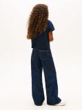 Blue Heart Embroidery Logo Jersey T-Shirt  Girls