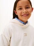 Άσπρο Hoody Με Tonal Σημαιάκι  Κορίτσια