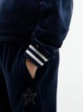 Μπλε Φαρδύ Παντελόνι Φόρμας Βελουτέ  Κορίτσια