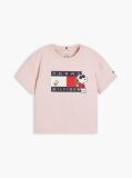 Ροζ Peanuts® Άνετο T-Shirt Με Σχέδιο  Κορίτσια