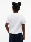 Άσπρο Peanuts® Άνετο T-Shirt Με Σχέδιο  Κορίτσια