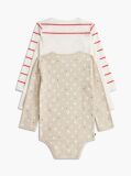 Multi 3-Pack Essential Long Sleeve Bodysuits  Newborn