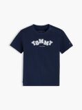 Blue Logo Peached Crew Neck T-Shirt  Newborn
