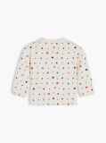 Multi Flag Embroidery Crew Neck Sweatshirt  Newborn