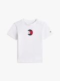 White Smiley Logo Jersey T-Shirt  Newborn