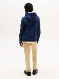 Blue Essential Logo Organic Cotton Hoody  Kids Unisex