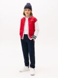 Blue Flag Embroidery Cuffed Joggers  Kids Unisex