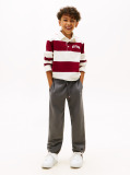 Grey Brushed Fleece Regular Joggers  Kids Unisex