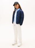 White Brushed Fleece Regular Joggers  Kids Unisex
