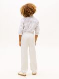 White Brushed Fleece Regular Joggers  Kids Unisex