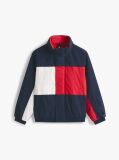 Blue Heritage Colour-Blocked Relaxed Jacket  Kids Unisex